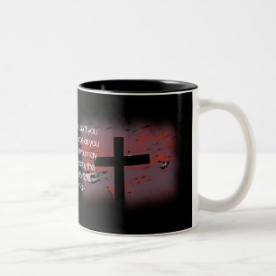 Tasse 2 Couleurs 15h13 de Romains sur le noir