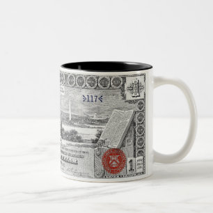 Tasse 2 Couleurs 1896 séries éducatives de certificat d'argent 1
