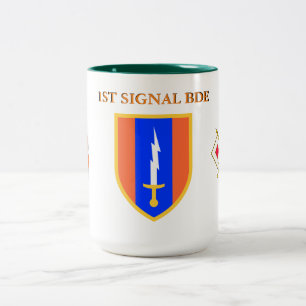 TASSE 2 COULEURS 1ÈRE BRIGADE SIGNALE