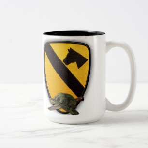 Tasse 2 Couleurs 1re 7e bataillon de cavalerie des anciens combatta