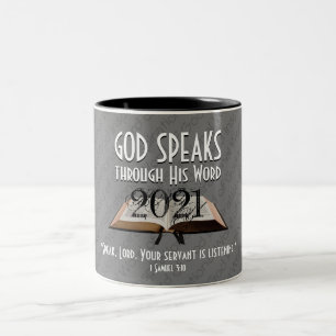 Tasse 2 Couleurs 2021   Gris   La Bible Verbe De Dieu   Christian