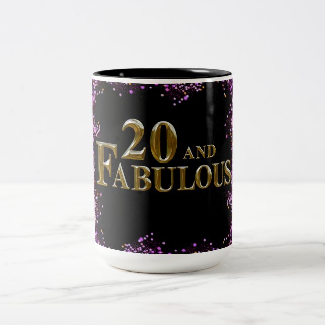 Tasse 2 Couleurs 20e Anniversaire  (Centre)