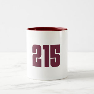 Tasse 2 Couleurs 215 Philly Area Code