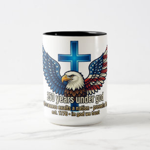 Tasse 2 Couleurs 250 ans sous Dieu