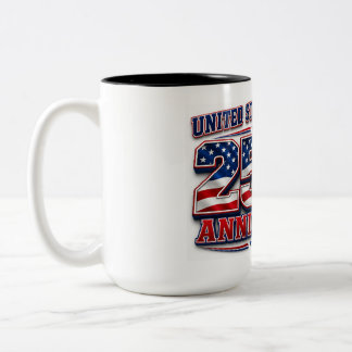 Tasse 2 Couleurs 250e anniversaire des États-Unis d'Amérique
