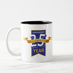 Tasse 2 Couleurs 25 e anniversaire