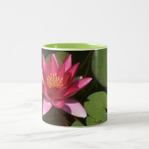TASSE 2 COULEURS 2 BOUGIES EN LITTORAL, " LOTUS ROSE BLOSSOM"