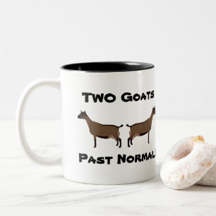 Tasse 2 Couleurs 2 chèvres passées à la normale! - Oberhasli Chèvre