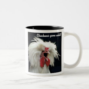 Tasse 2 Couleurs #2 fou par poulets