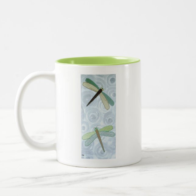 Tasse 2 Couleurs 2 libellules #1 (Gauche)