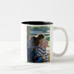 Tasse 2 Couleurs 2 photo personnalisée double face<br><div class="desc">2 Photo Personnalisée Double Côté Mug café à deux Tons</div>