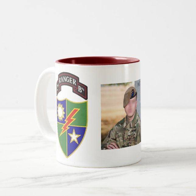 Tasse 2 Couleurs 2ème bataillon - soixante-quinzième régiment de (Devant gauche)