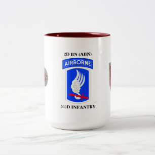 Tasse 2 Couleurs 2ème INFANTERIE de BATAILLON la 503RD ATTAQUENT