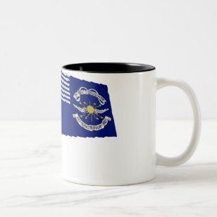 Tasse 2 Couleurs 2ème Lt Dragoons Waving Flag de régiment