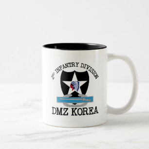 Tasse 2 Couleurs 2ème Vétérinaire d'identification Corée DMZ av