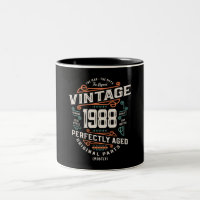 35 Ans Vintage 1988 Homme Mythe Légende