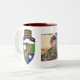 Tasse 2 Couleurs 3e Bataillon - 75e Ranger avec tabulation - Photo
