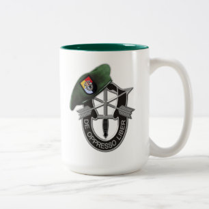 Tasse 2 Couleurs 3e régiment des Berets verts des forces spéciales 