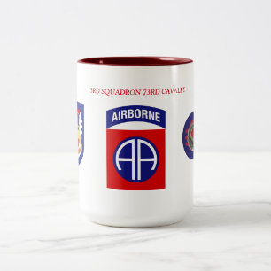 Tasse 2 Couleurs 3ème La CAVALERIE d'ESCADRON soixante-treizième