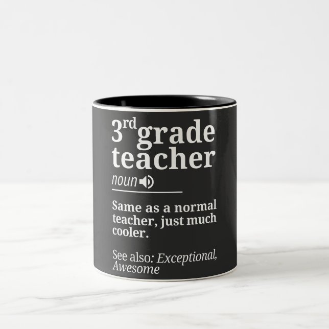 Tasse 2 Couleurs 3rd Grade (Centre)