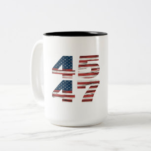 Tasse 2 Couleurs **45 47 Trump 2024*