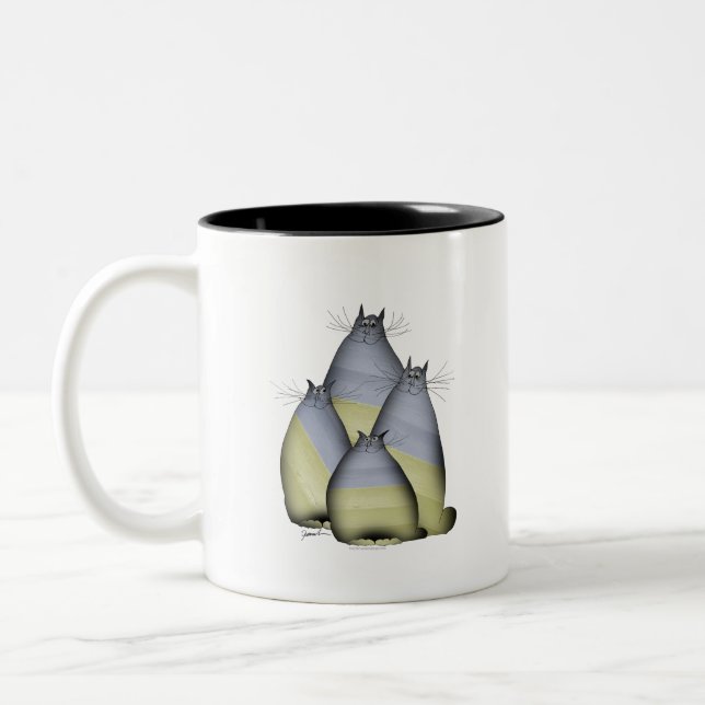 Tasse 2 Couleurs 4 chats ukrainiens (Gauche)