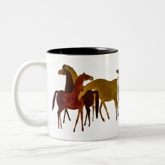 TASSE 2 COULEURS 4-HORSES (Gauche)
