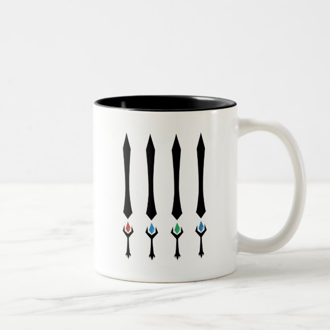Tasse 2 Couleurs 4 pierres (Droit)
