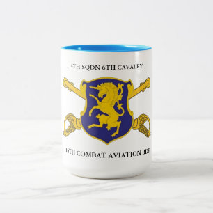 TASSE 2 COULEURS 4E ESCADRON 6E CAVALRY 16E AVIATION DE COMBAT BDE