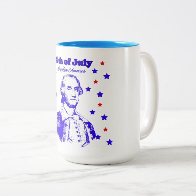 Tasse 2 Couleurs 4th of July (Devant droit)