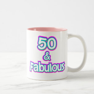 Tasse 2 Couleurs 50 et cadeaux d'anniversaire fabuleux