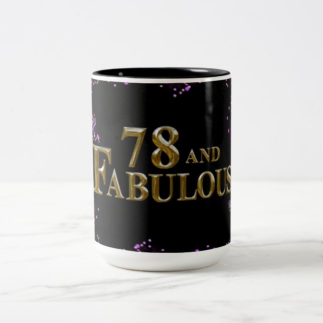 Tasse 2 Couleurs 78e anniversaire  (Centre)