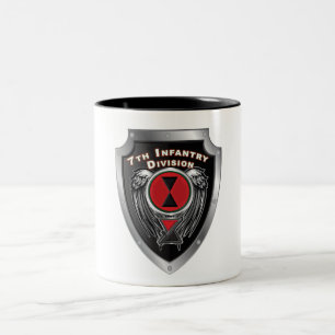 Tasse 2 Couleurs 7e division d'infanterie "Bayonet Division"