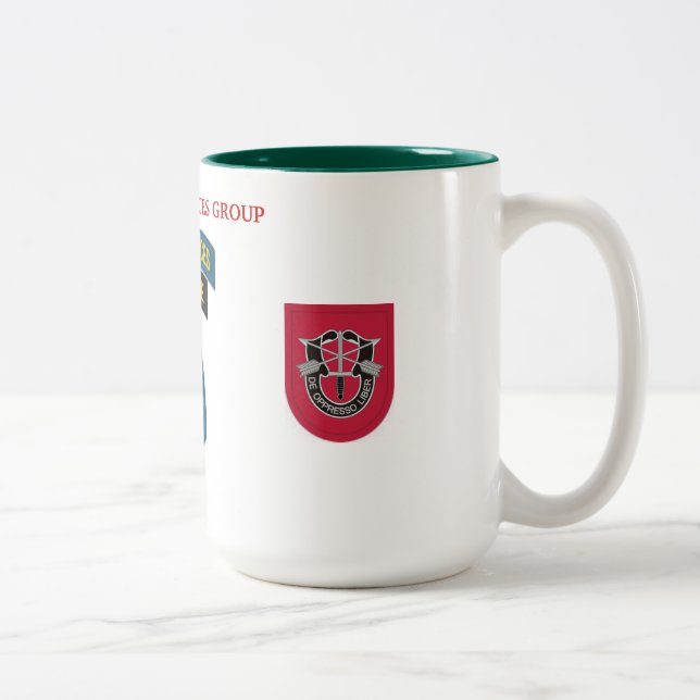 TASSE 2 COULEURS 7E GROUPE DES FORCES SPÉCIALES (Droit)
