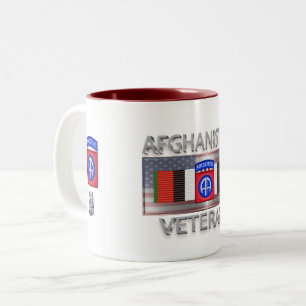 Tasse 2 Couleurs 82e division aérienne Vétéran afghan