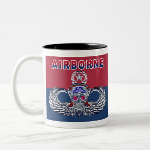 Tasse 2 Couleurs 82e division aéroportée sans peur