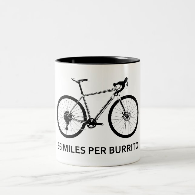 Tasse 2 Couleurs 86 Miles Par Burrito (Centre)