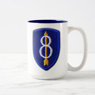 Tasse 2 Couleurs 8e division d'infanterie anciens combattants