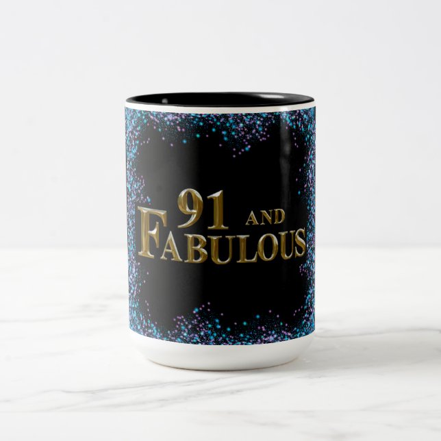 Tasse 2 Couleurs 91e anniversaire  (Centre)