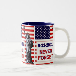 Tasse 2 Couleurs 9-11-2001 N'oubliez jamais