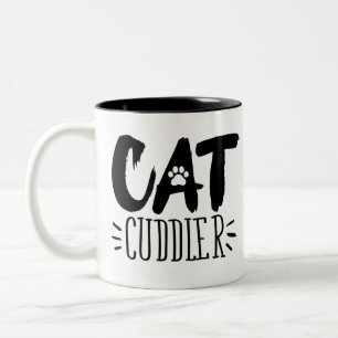 Tasse 2 Couleurs à Cuddler Happy Cuddler Photos de Chat esthétiques
