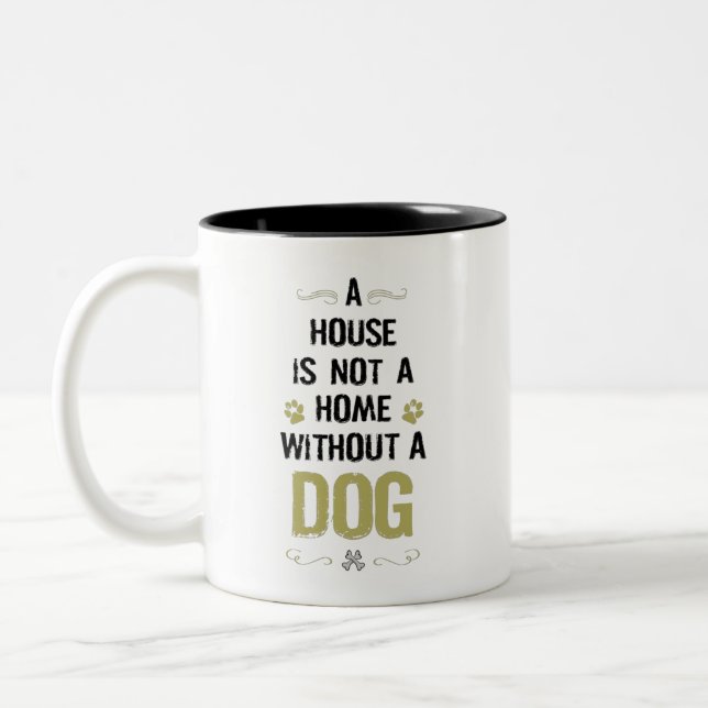 Tasse 2 Couleurs A house is not (Gauche)