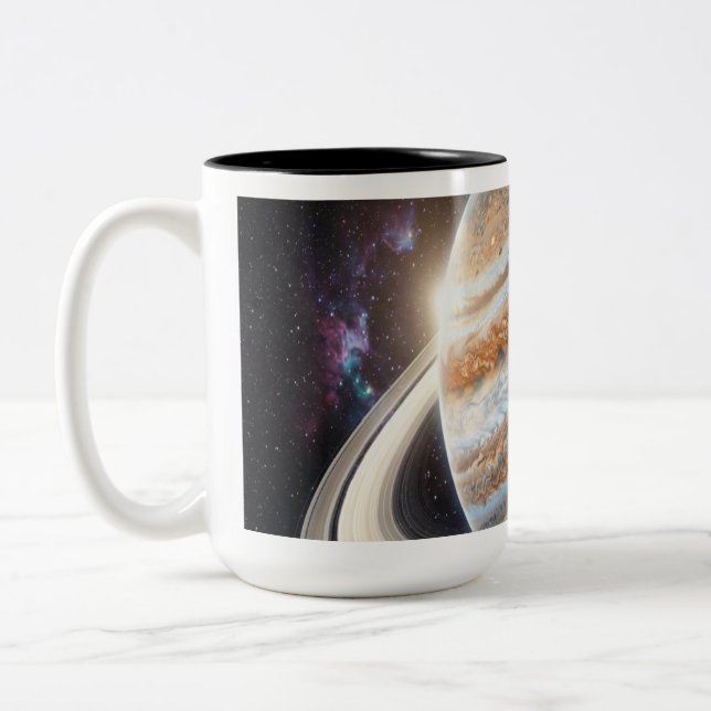 Tasse 2 Couleurs A Jupiter with Rings (Gauche)
