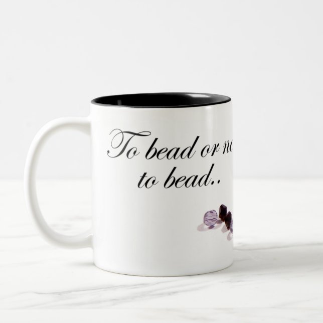 Tasse 2 Couleurs À la perle ou pour ne pas perler (Gauche)