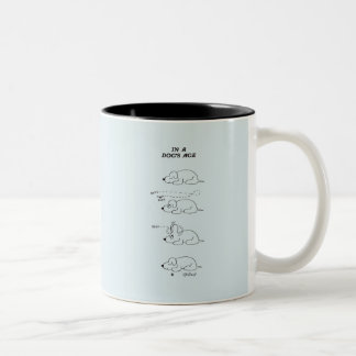 Tasse 2 Couleurs À l'âge d'un chien