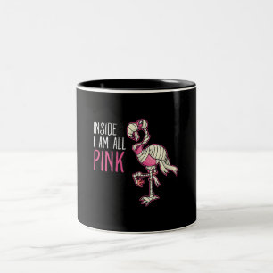 Tasse 2 Couleurs À L'Intérieur Je Suis Tout Flamant rose Rose Fla