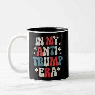 Tasse 2 Couleurs À mon époque anti-Trump 2024 Anti MAGA Anti Républ