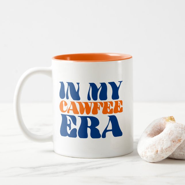 Tasse 2 Couleurs À mon ère de cawfee (Avec donut)