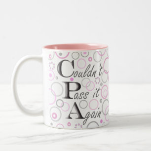Tasse 2 Couleurs A passé mes examens de CPA ! N'a pas pu le passer