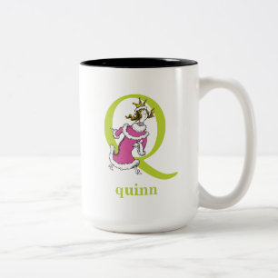 Tasse 2 Couleurs ABC du Dr Seuss : Lettre Q - Vert   Ajouter Votre